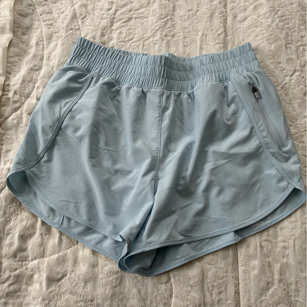 CRZ YOGA Sky Blue Athletic Shorts